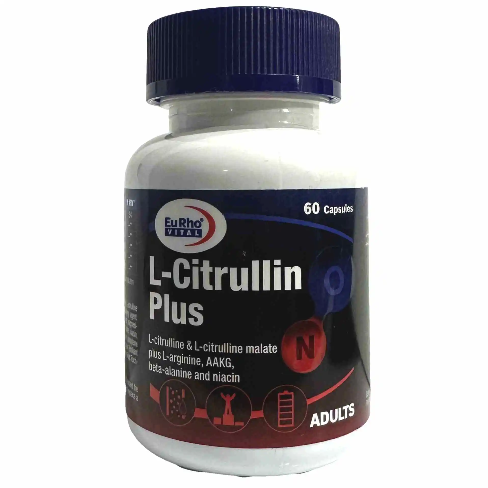کپسول ال-سیتروالین پلاس یوروویتال EurhoVital L Citrullin Plus